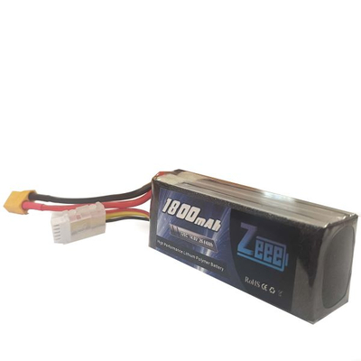 Акумулятор для FPV дронів - АКБ 14.8V 1800mAh 120С-4S (S) Uitra-High-Power Battery soft case, black